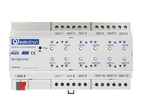 ACTUATOR 12OUT 16A DIN RAIL BO12B01KNX