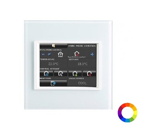 KNX 3025 TOUCH PANEL 3,5″ SQUARE WITH FRAME