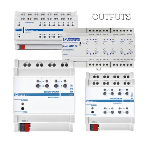 KNX ACTUATORS OUTPUTS - ΕΝΕΡΓΟΠΟΙΗΤΕΣ ΜΕ ΡΕΛΕ